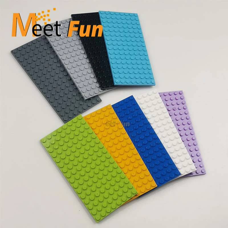 

Базовые базовые пластины 10 шт./компл. 8*16, детали, строительные блоки, игрушка для детей, MOC, образовательные классические аксессуары, украшение 92438