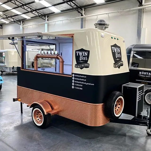 Fast Food Caravan Trailer Beer Trailer Mobile Bar Truck