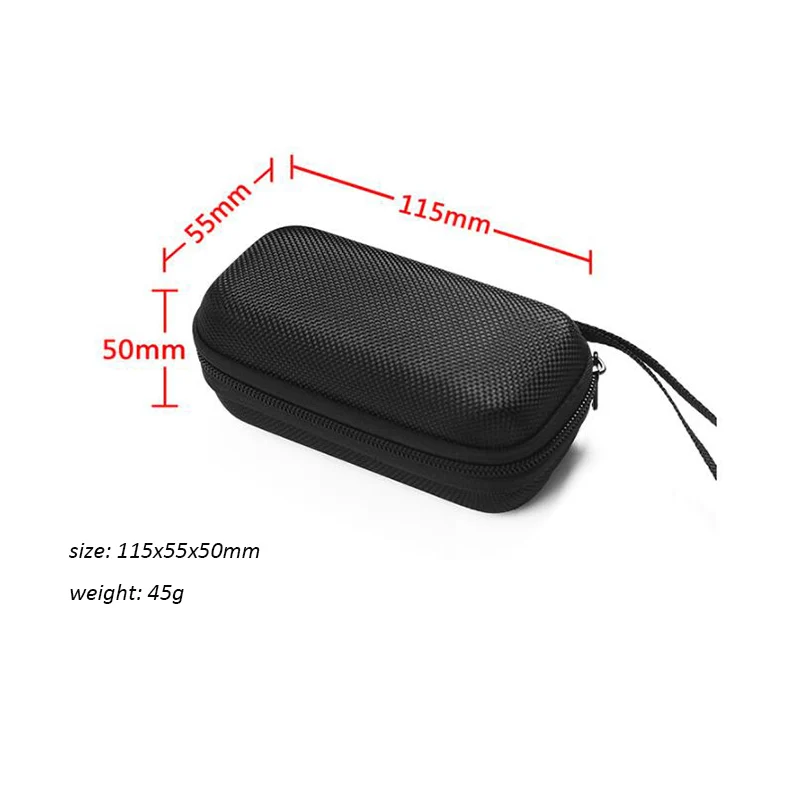 Portable Protective Earphone Case Box for Bose SoundSport Free Bluetooth + Cables 115x55x50mm |