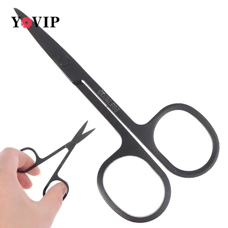 

1 Pc Professional Nail Scissor Manicure For Nails Eyebrow Nose Eyelash Cuticle Scissors Curved Pedicure Makeup Tools