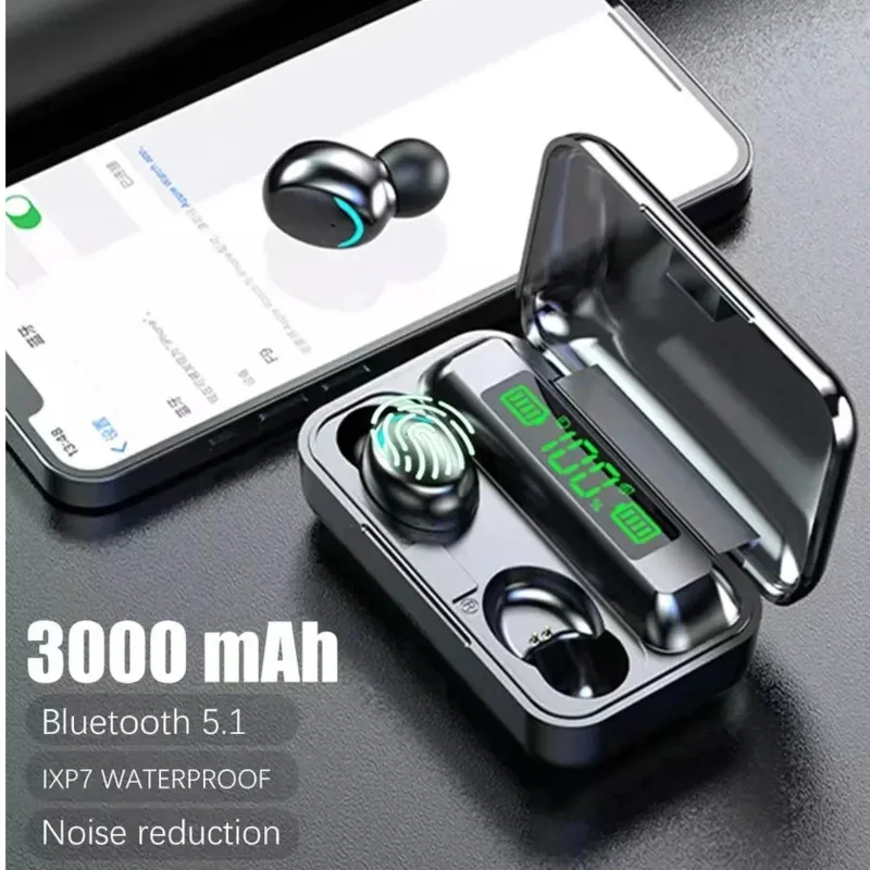 Tws беспроводные Bluetooth-наушники для смартфонов оптовая продажа F9 V5.3 игровая