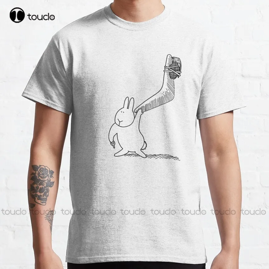 

Bunny Suicide (Boomerang Grenade) Classic T-Shirt Golf Shirts Custom Aldult Teen Unisex Digital Printing Tee Shirt Xs-5Xl