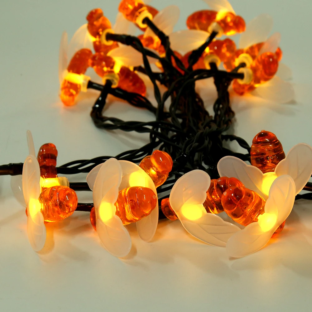 

Светодиодная лампа на солнечной батарее, декоративный шнур для забора, Защита окружающей среды, простая установка, 20/30/50 светодиосветодиодн...