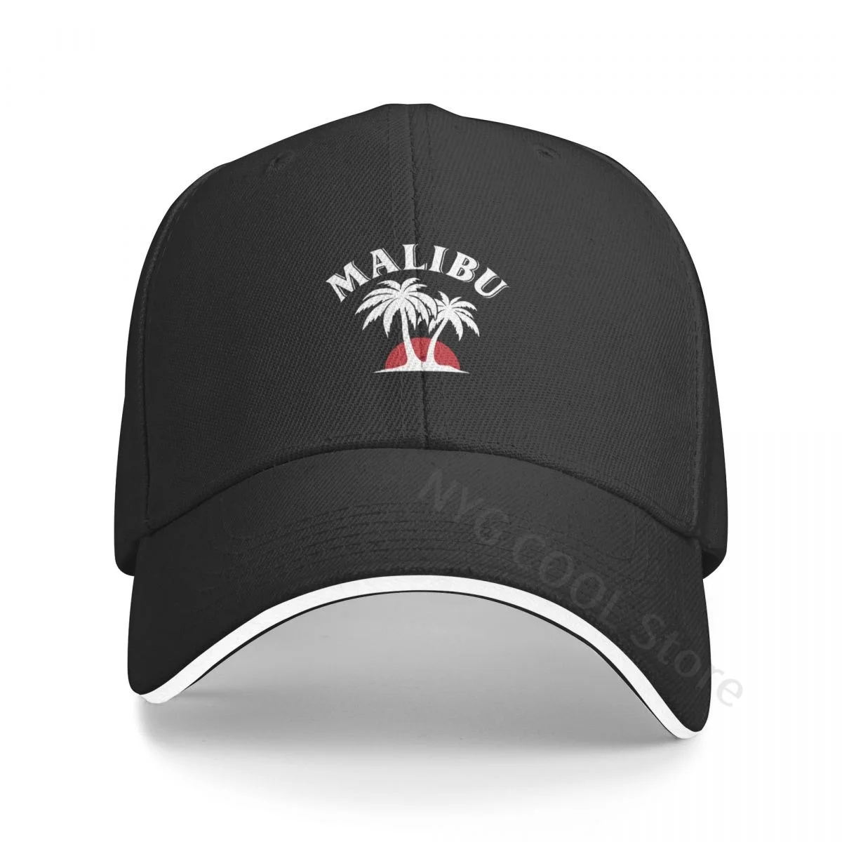 

Malibus Logo Baseball Cap Summer Unisex 2023 Casual Sandwich Baseball Cap Personalized Casual Hat