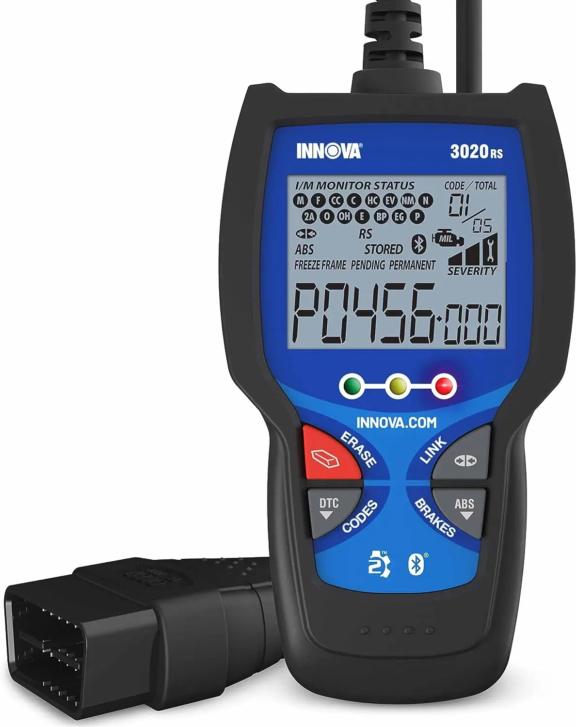 

Fast & Easy-to-Use Check Engine Code Reader, OBD2 Scan tool for ABS Clear with Fix & Part Recommendations, Maintenance S