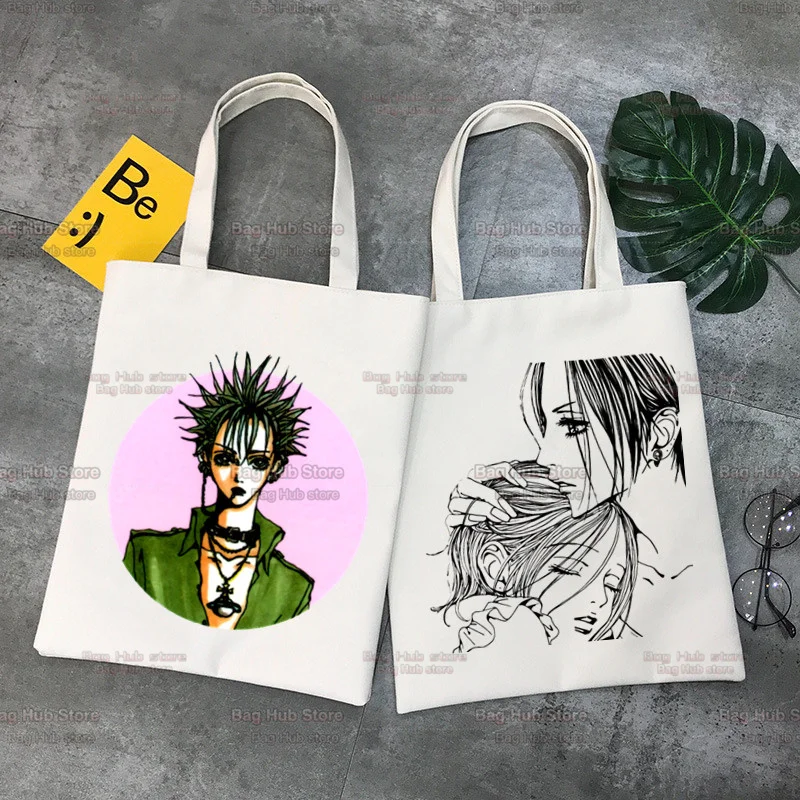 

Холщовая Сумка-тоут с аниме-принтом для студентов колледжа