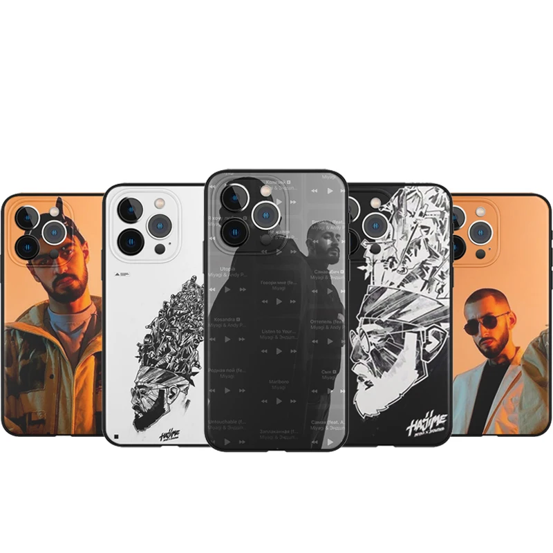 

Miyagi & Andy Panda Rapper Cases Cover Phone Case For iPhone 13 Pro Max 12 Mini 11 SE 2020 5 5S 6 6S 7 8 Plus XS X XR Covers