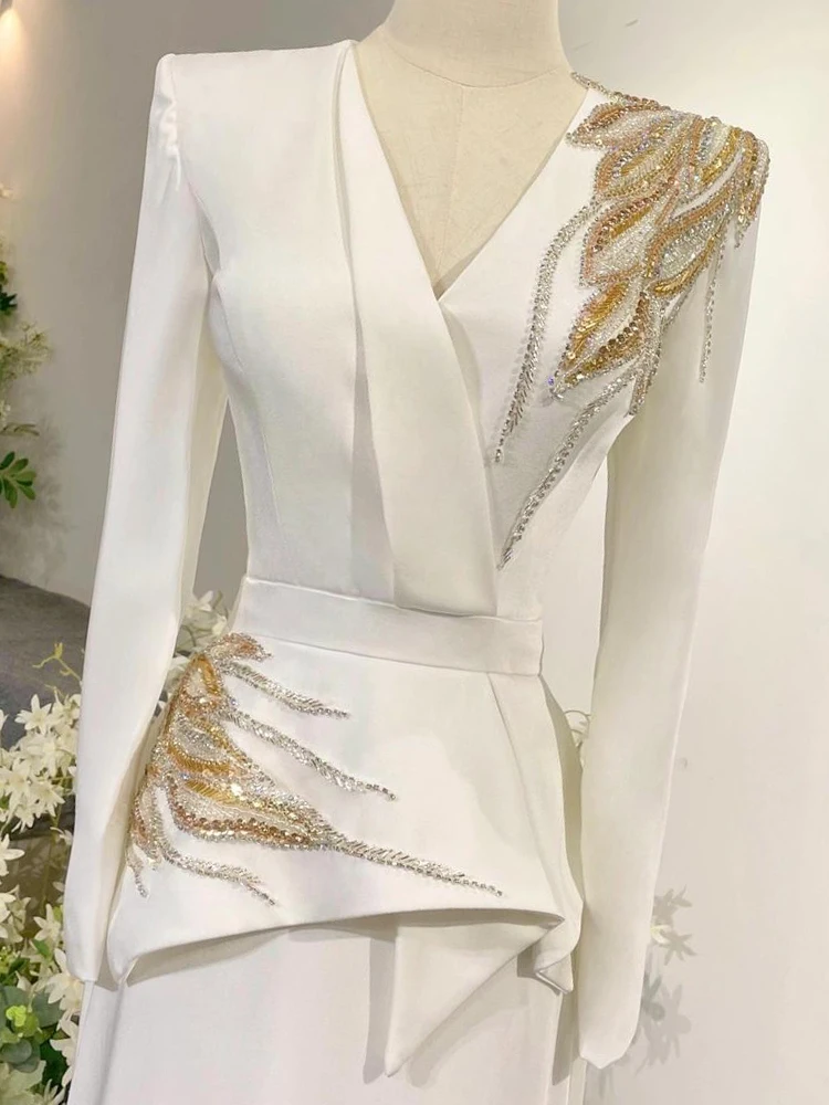 Высококлассное вечернее платье для хозяев легкое роскошное темпераментное