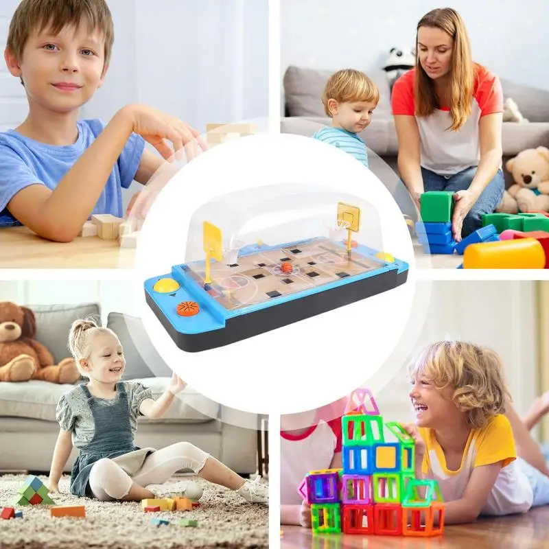 Детский мини-баскетбольный игрушечный набор настольные мини-игры с гладкими