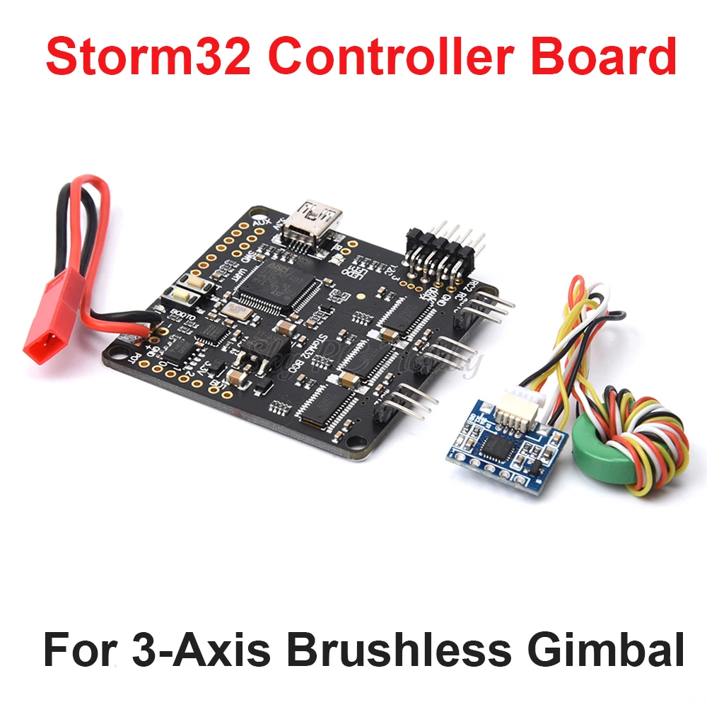 Storm32 BGC 32Bit 3-Axis STM32 Brushless Gimbal Controller V1.31 DRV8313 Motor Driver Dual Gyroscope For RC Gimbal FPV Drone Toy