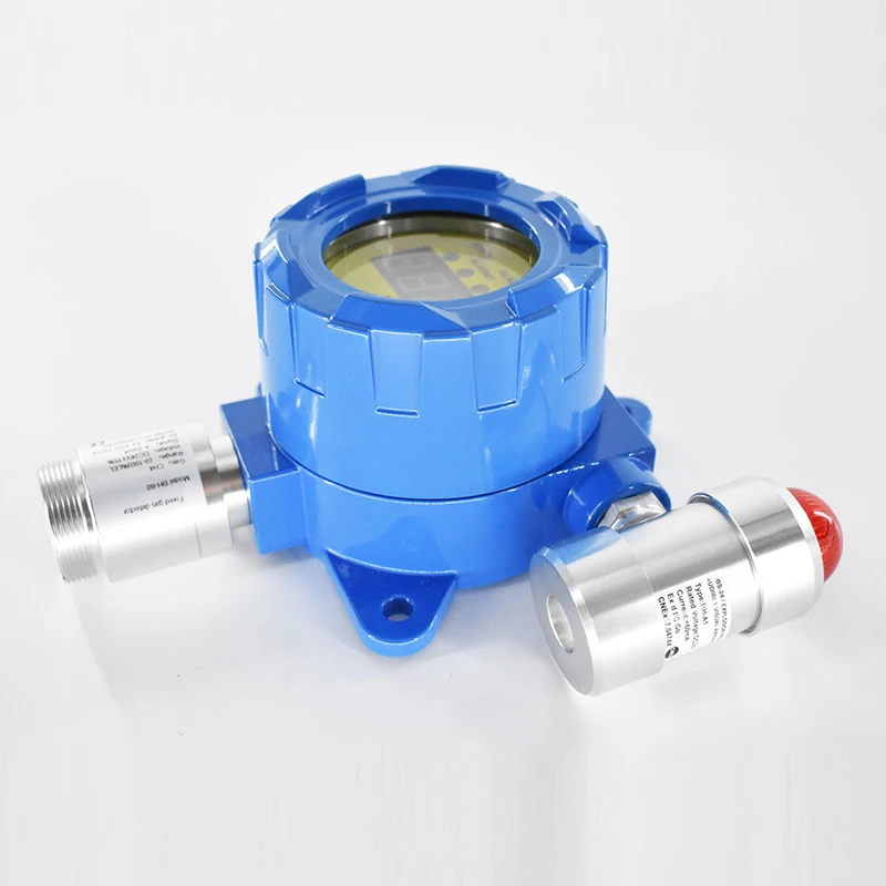 Фиксированный детектор газа H2 монитор водорода с диапазоном от 0 до 1000 ppm