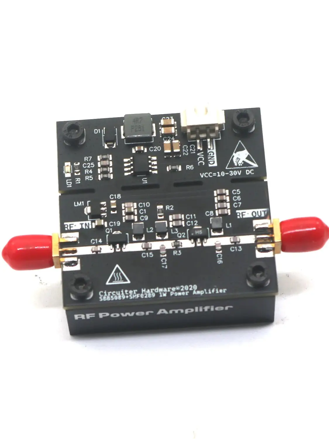 SBB5089 + SHF0589 40 ~ 1200 м 2 Вт RF усилитель мощности передатчик сигнала радиолюбитель VHF UHF