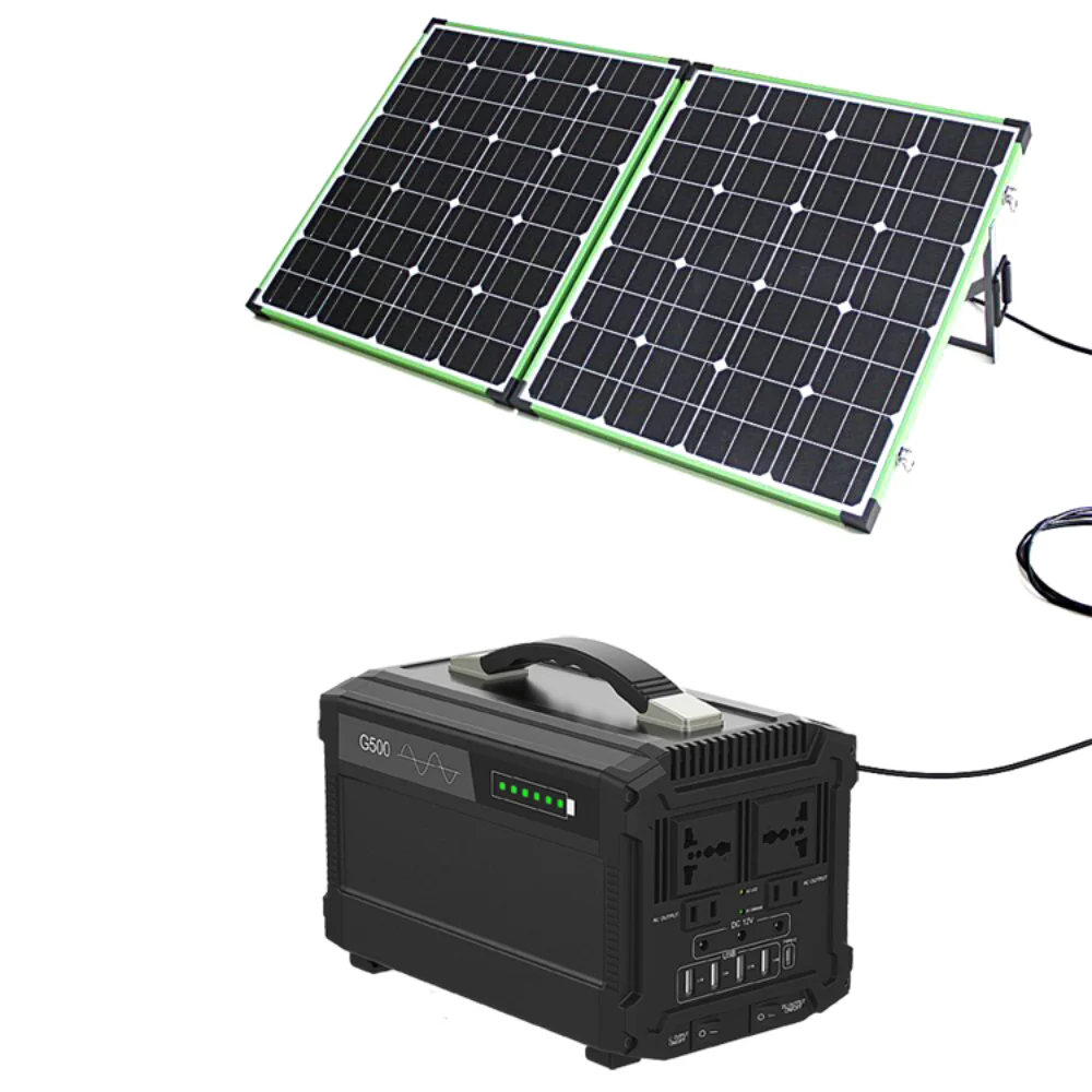 

500w Portable Solar Generator Portable 220v Battery Power Station for Home Power Solar System