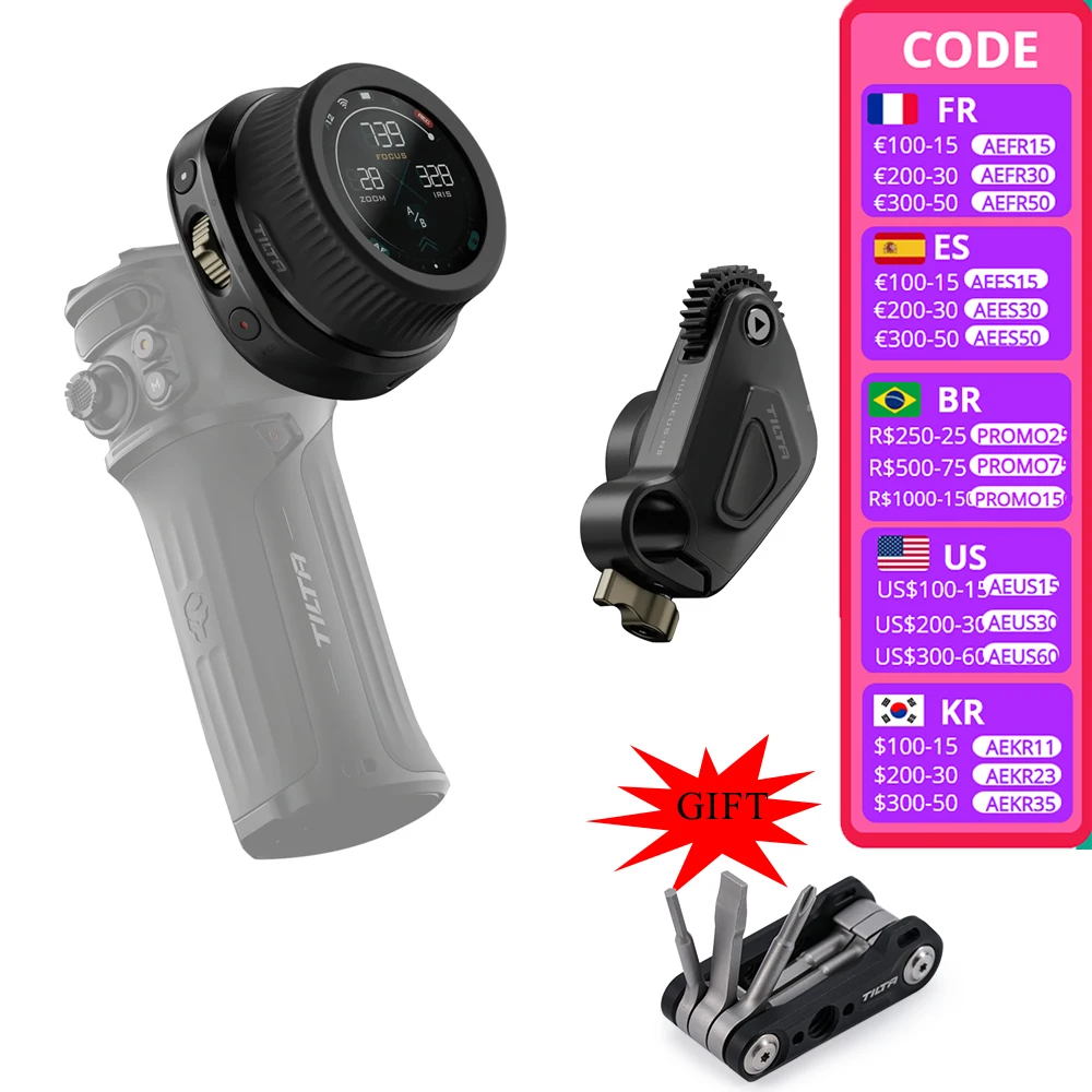 

NEW TILTA Nucleus-N 2.0 WLC-T05 Wireless Lens Control System Nucleus Nano Follow Focus Compatible for RS and Nucleus-M Motor