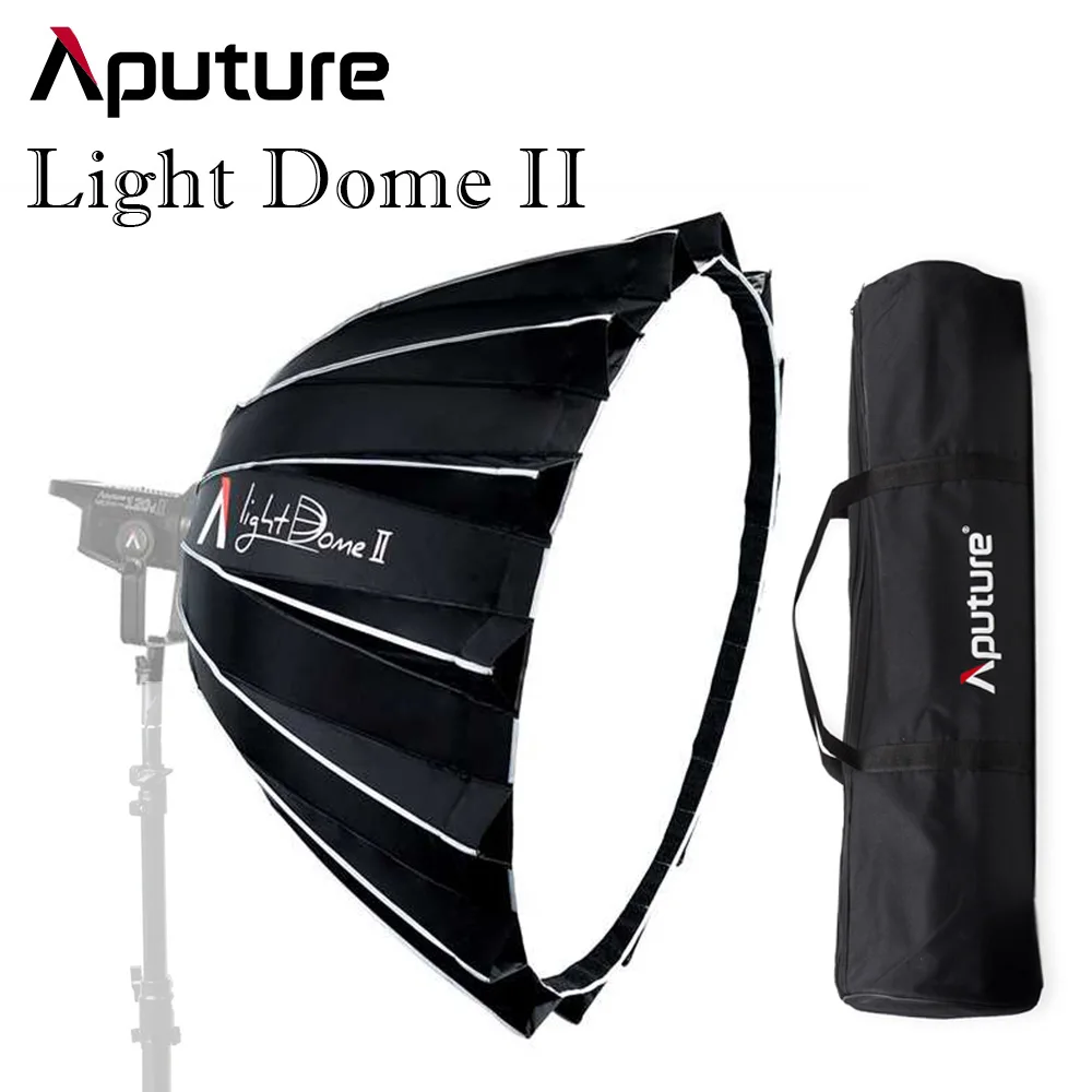 

Aputure Light Dome II Soft Box Flash Diffuser for Light Storm LS C120D II 300D 300D II Bowen-S Mount LED Lights Microfiber Cloth