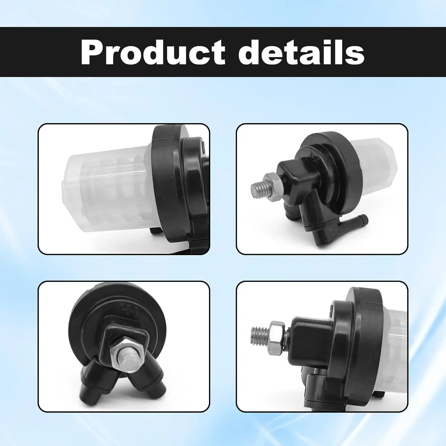 Топливный фильтр 61N-24560-00-00 подходит для Yamaha 2T 5-90HP или 4T F9.9-F50 61N-24560-01 61N-24560