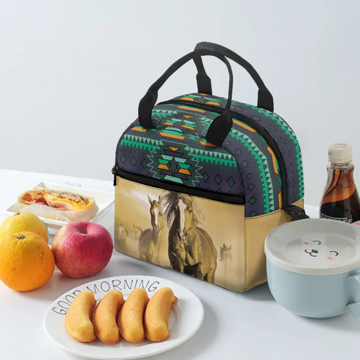 Портативная термосумка для холодильника в этническом стиле женская новая легкая