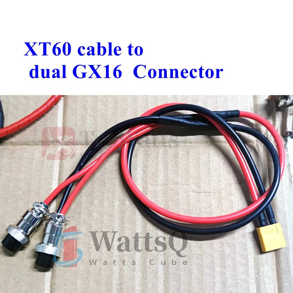 

Кабель XT60-GX12 GX16 GX20 TesWatts