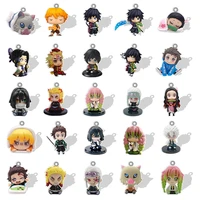 bandai anime demon slayer acrylic epoxy resin charms pendants jewelry 2d flat doll for earrings necklaces making qhy01