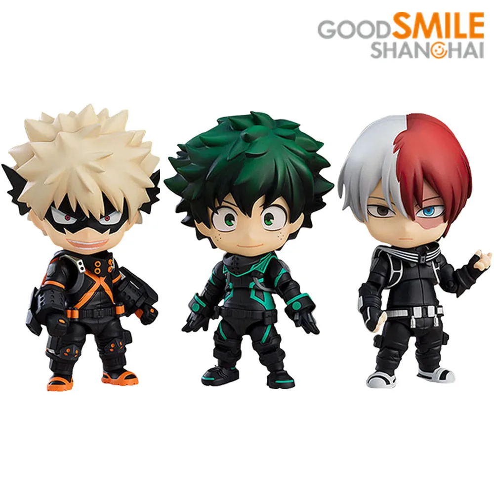 

Good Smile Nendoroid 1691 Midoriya Izuku 1692 Bakugou Katsuki 1693 Todoroki Shoto Stealth Suit GSC Anime Action Figure Toy