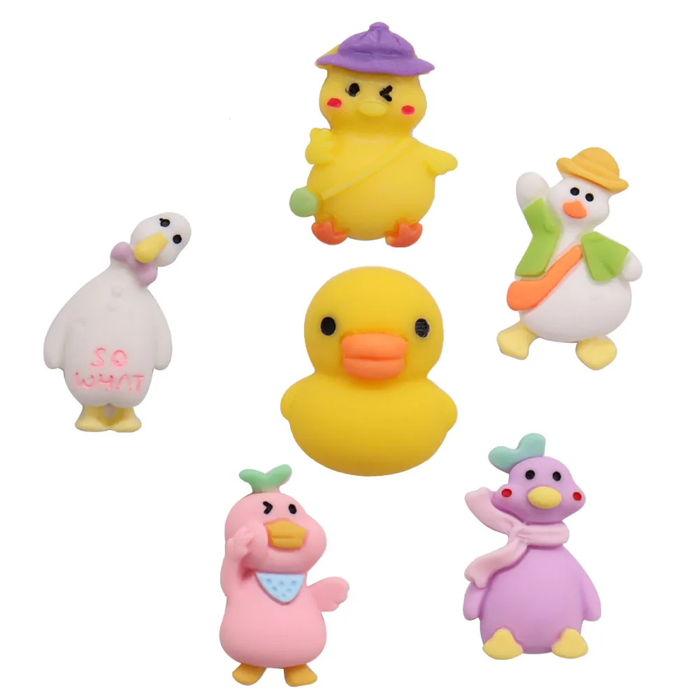 

1PCS Resin Cartoon Fridge Magnetic Sticker Duck So What Bow Refrigerator Magnet Office Photo Wall Souvenir Gifts Stationery Toy