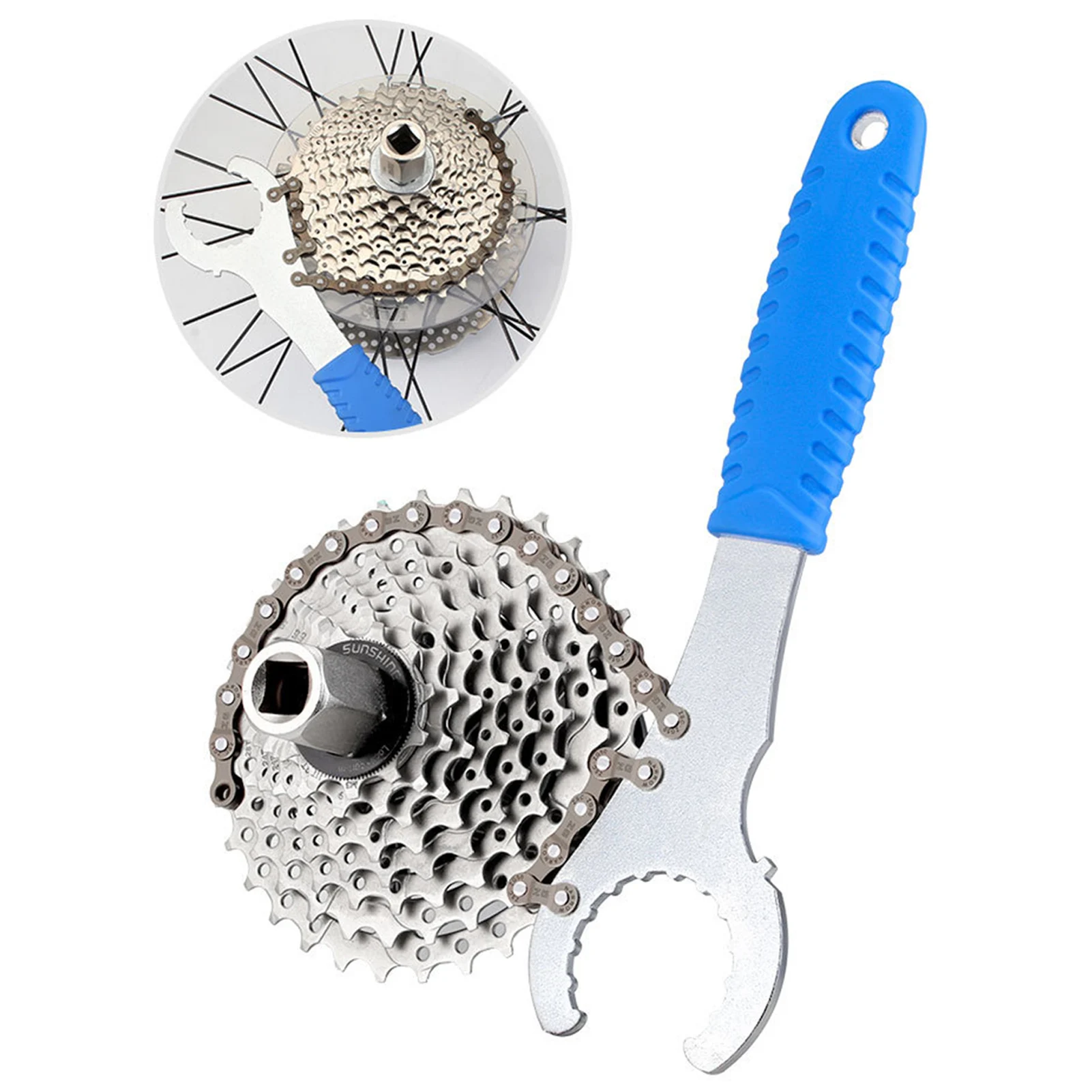 

Bicycle Repair Tool Kit Middle Flywheel Fixed Wrench Tail Hook Wrench Tool Bicycle Tool Kit Bike Repair Tool Kit MC889
