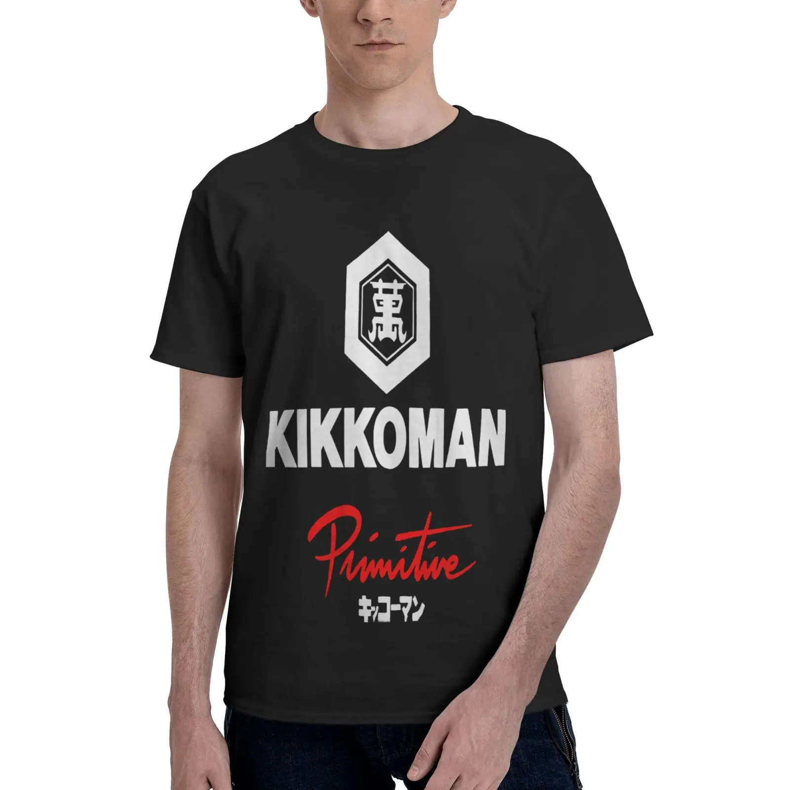 

Primitive Skate X Kikkoman Sauce Oversized T-Shirt Men's Shirts Tshirt Men's Clothes Blouse T Shirt Men's Clothing Men's Shirt