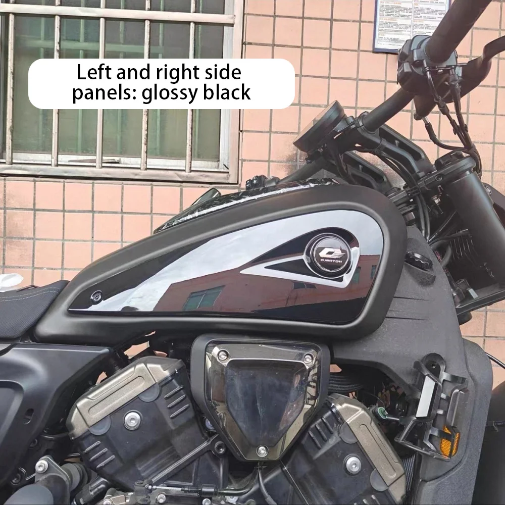 

Для QJMOTOR SRV 600 Flash 600 V4 боковые панели топливного бака для передачи воды Яркие черные левые и правые декоративные панели топливного бака