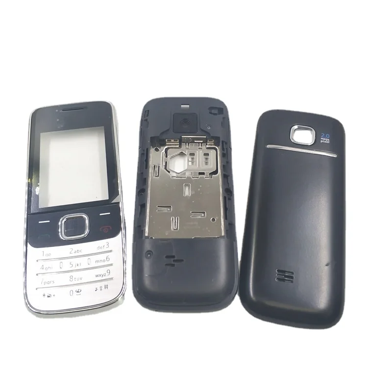 

New Full Housing Front Faceplate Frame Cover Case For Nokia 2730C 2730 Back Cover / battery Door Cover + Keypad