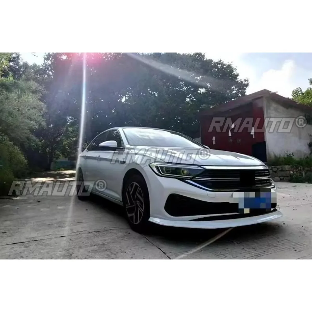 Передний бампер автомобиля Sagitar разделитель губ диффузор спойлер защита бампера