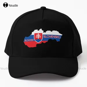 Slovakia Flag And Map Baseball Cap Summer Hats For Men Personalized Custom Unisex Adult Teen Youth Summer Outdoor Caps Sun Hats
