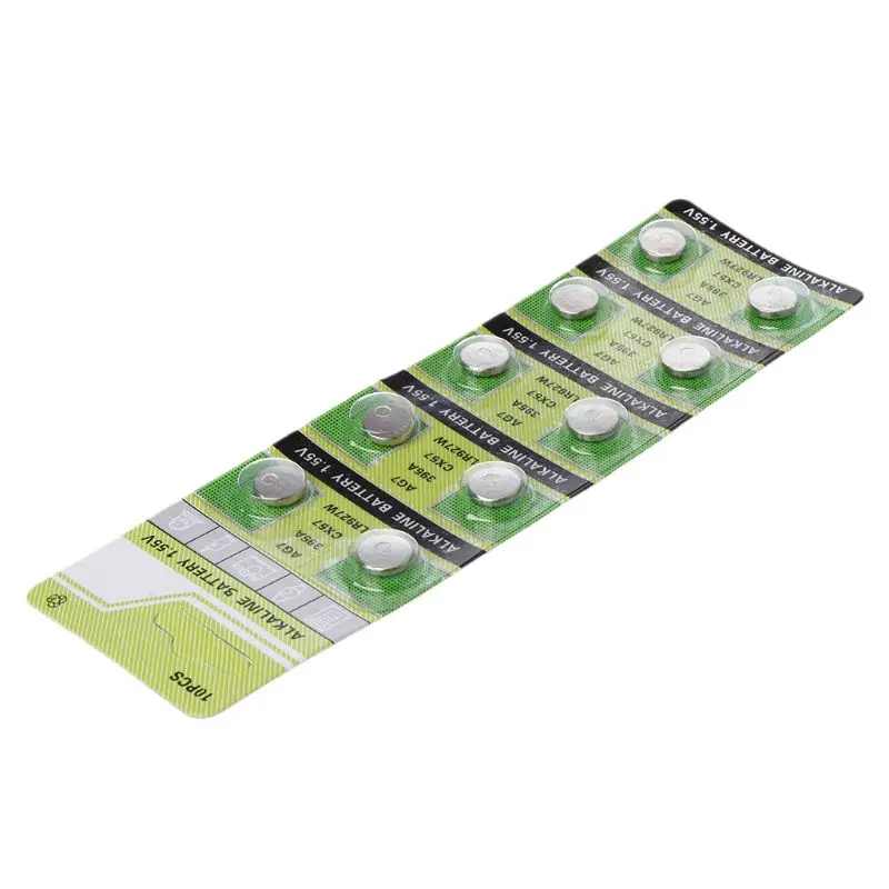 10 шт. 1 55 В неперезаряжаемые батарейки с круглыми кнопками LR927