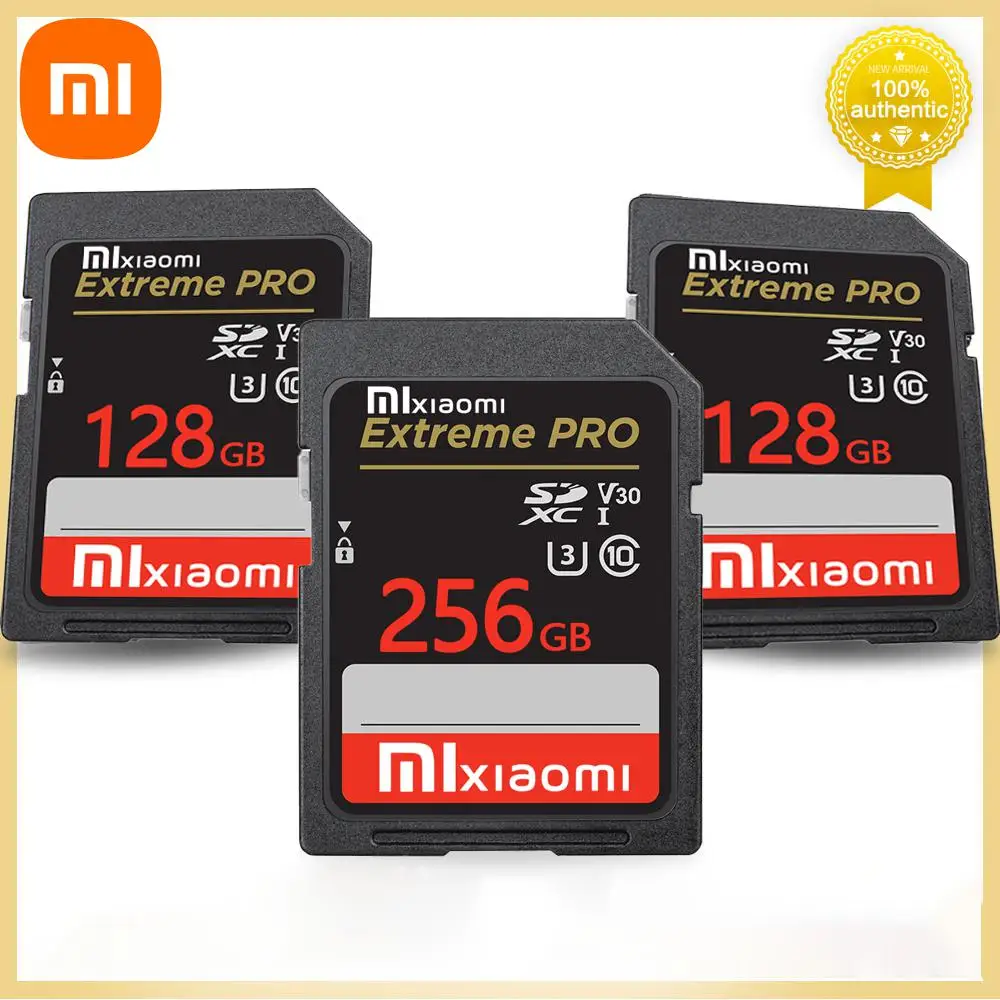 

Оригинальная карта памяти Xiaomi Extreme pro, SD-карта объемом 64 ГБ, 128 ГБ, 256 ГБ, 512 ГБ, SD UHS-I U3 V30, флэш-карта для камеры, новейшие карты памяти