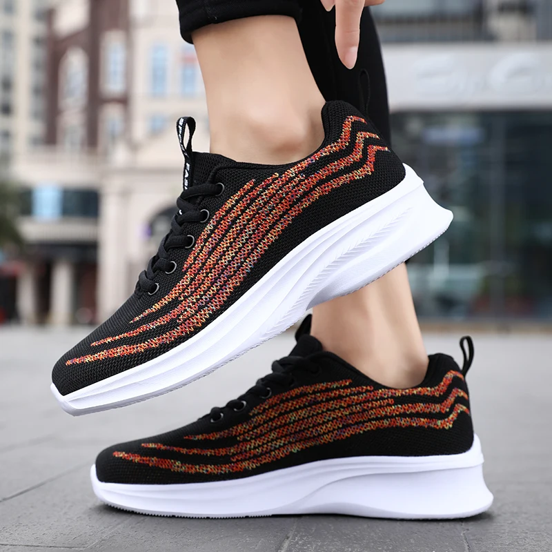 Women Tennis Shoes Comfortable Walking Shoes Lace Up Anti Skid Outdoor Sports Casual Sneakers