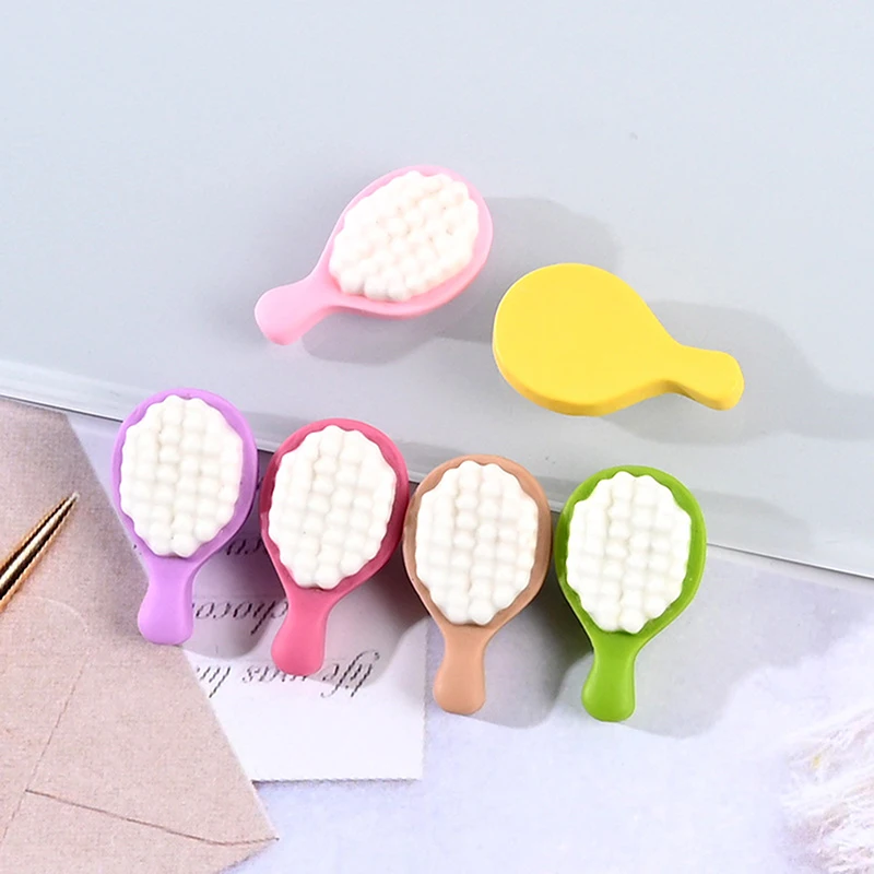 

10Pcs Dollhouse Miniature Resin Comb Toy Model Micro Landscape Decor Furniture For Dollhouse Decoration