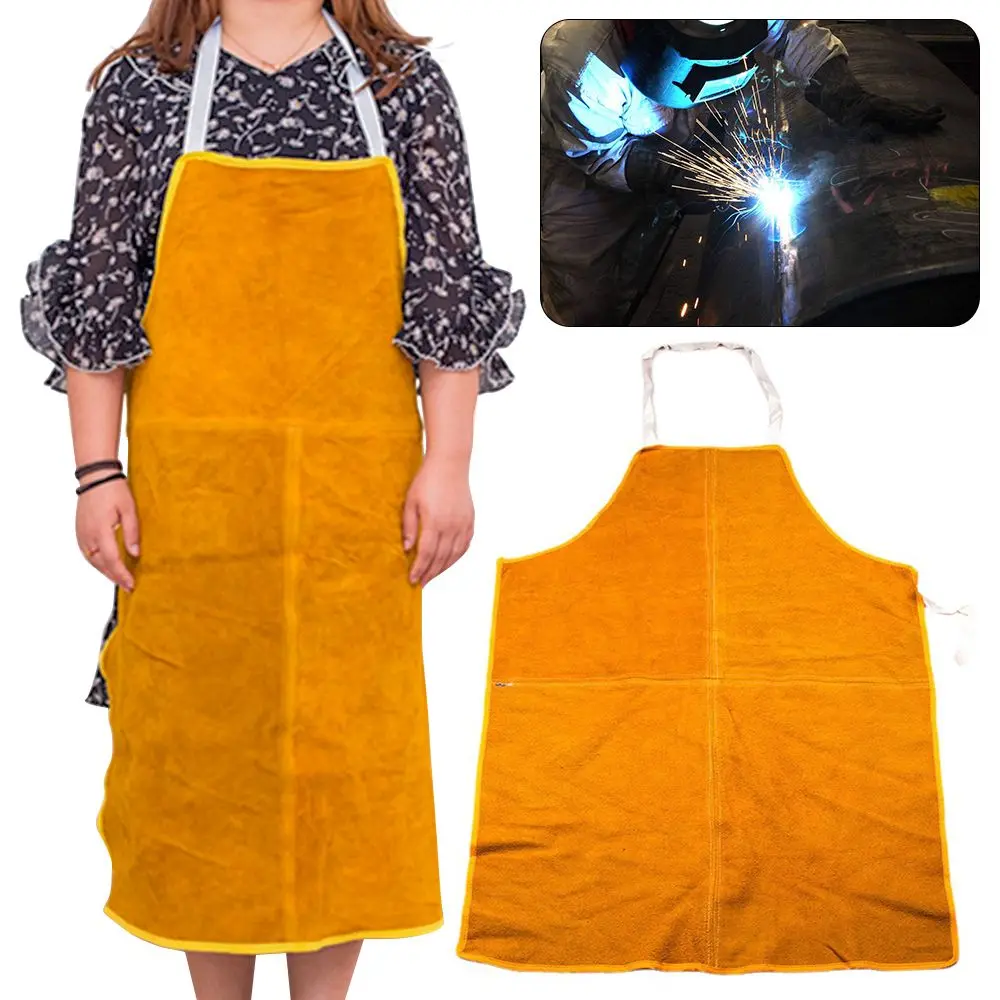 

Multifunctional Fire Resistant Anti-Heat for Welding Works Workwear Soldering Accessory Welding Clothes Welding Apron
