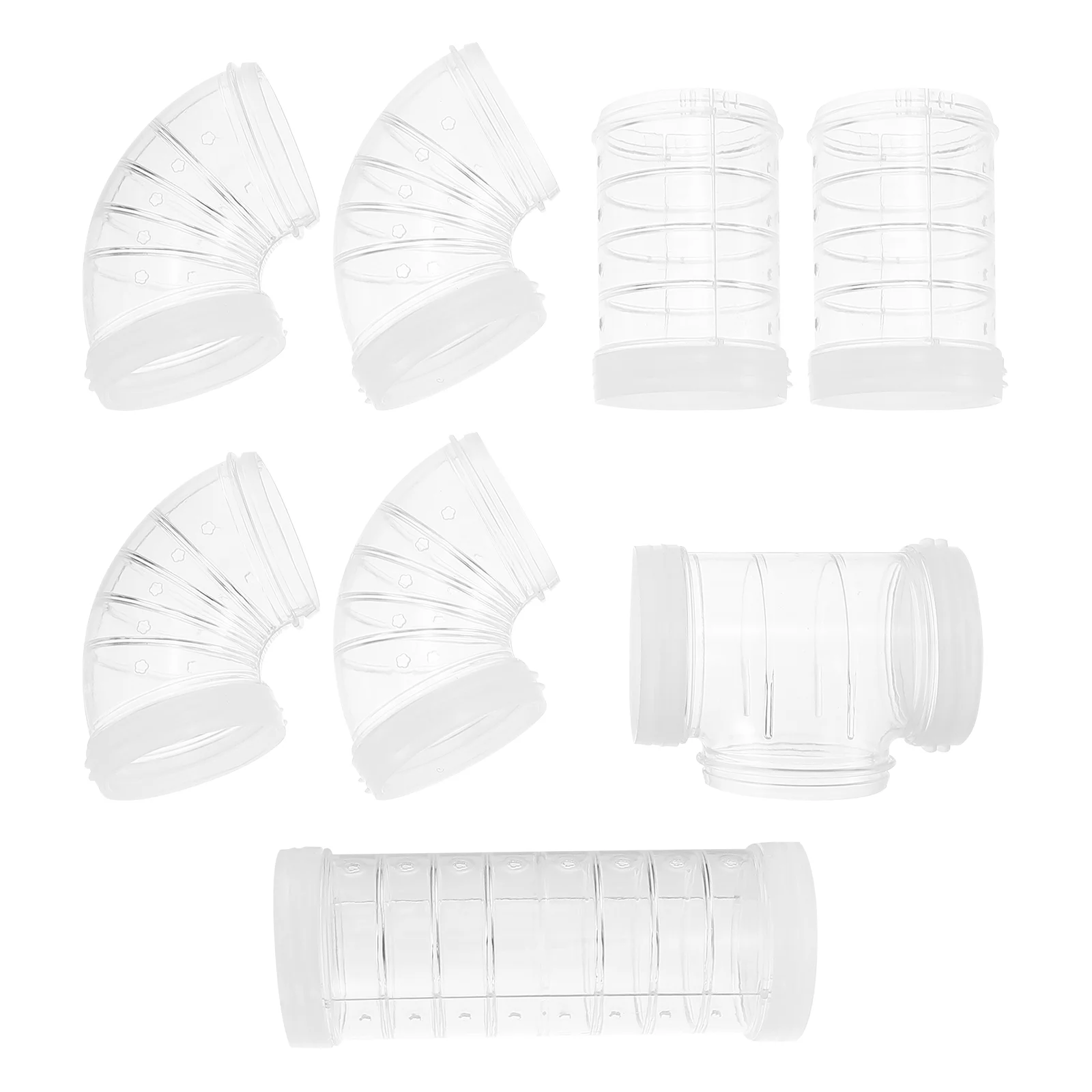 

Hamster Tubes Cage Tunnels Tunneltube Accessoriesguinea Toys Ferret Diy Maze Kit Pipe Track Toyratplastictool Connector