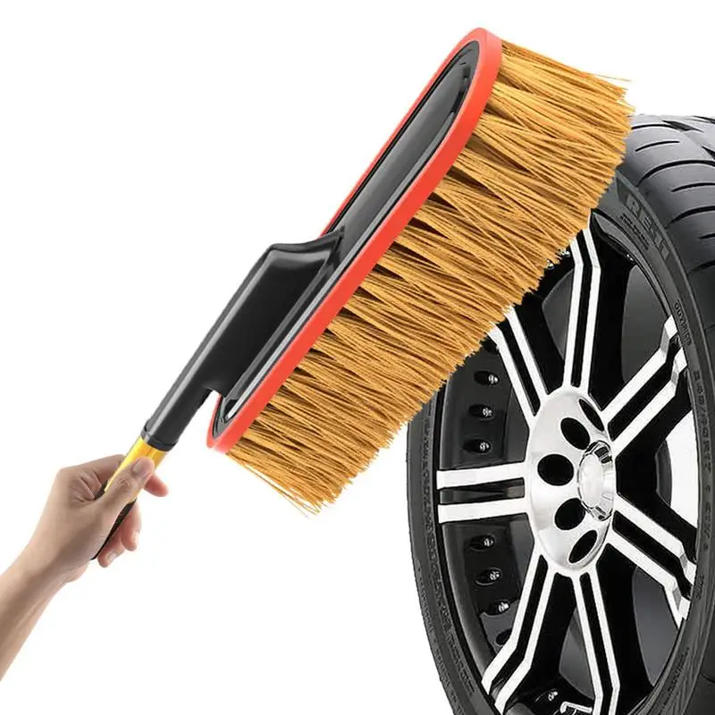 

Car Dust Brush Scratch Remove Car Duster Exterior With Extendable Handle Easy To Clean Hair Car Brush For Car Truck SUV RV And