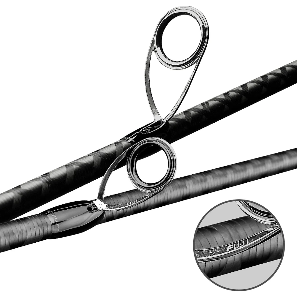 

HONOREAL CENTRURUS 2 Section Fuji SIC Guide Ring Ergonomic EVA Handle Hard M ML MH Spinning Fishing Rod