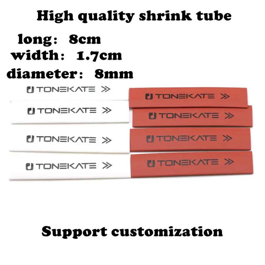 40pcs 5-8mm thick high-quality insulating heat shrinkable tube fever audio DIY essential cable speaker wire shrink