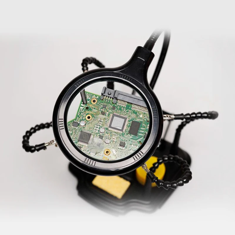 Proskit SN-396N Сварочный держатель 7-в-1 многофункциональная лупа светодиодная лампа