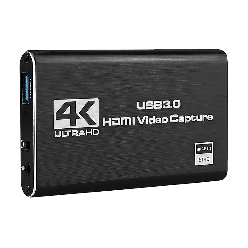 Карта видеозахвата 4K Запись экрана USB3.0 1080P 60FPS Устройство захвата игр