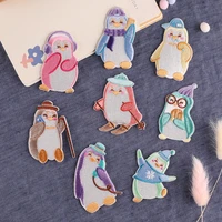 cute cartoon animal stickers embroidered zhang zi clothing accessories self adhesive embroidered cloth stickers for sewing patch
