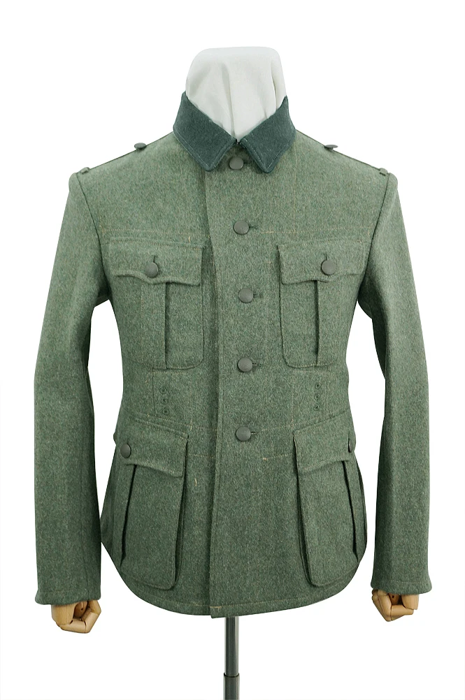 

GUWA-099 WWII German M34 Heer EM fieldgrey wool tunic Feldbluse