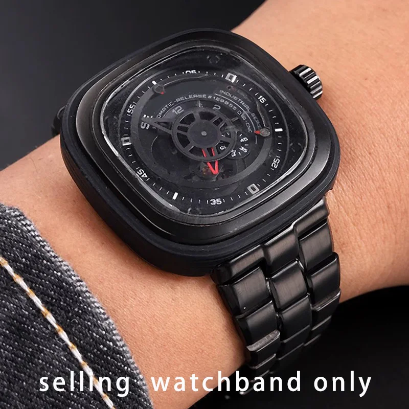 Браслет из нержавеющей стали для часов Sevenfriday механический ремешок аксессуары 28