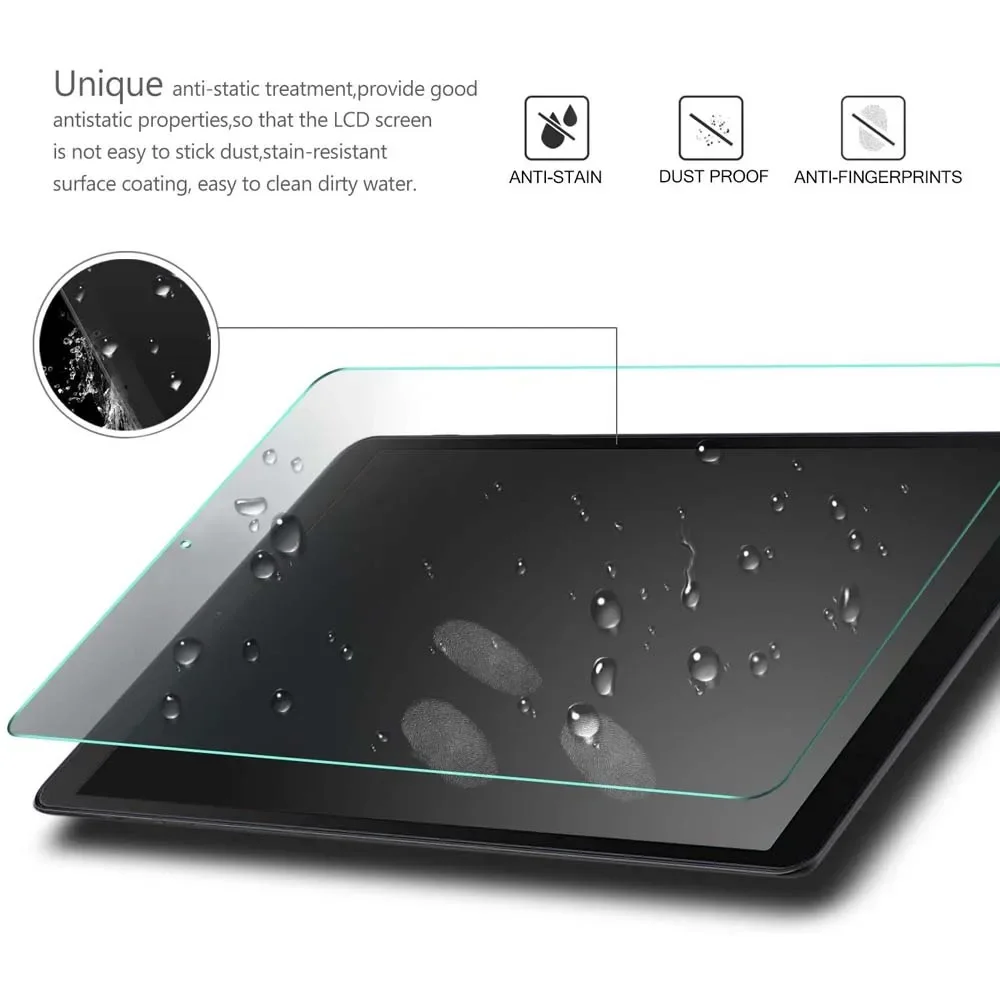 Для iRULU eXpro X1a 9-дюймовый планшет Защитная пленка из закаленного стекла 9H Премиум