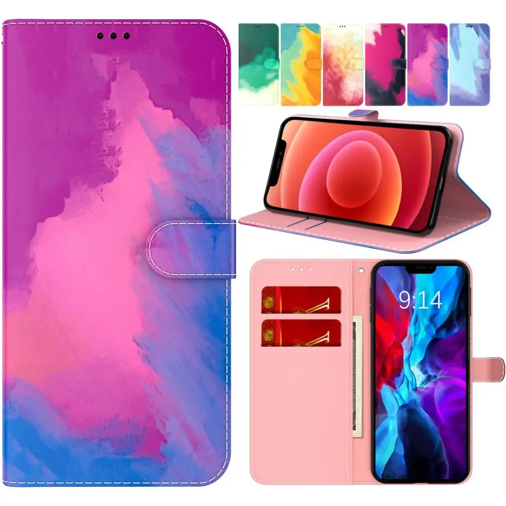 

For Samsung Galaxy A12 A32 A42 A52 A72 A01 Core A11 A21 A21S A31 A41 A51 A71 S21 FE Ultra S8 Plus Cute Leather Phone Case D26F