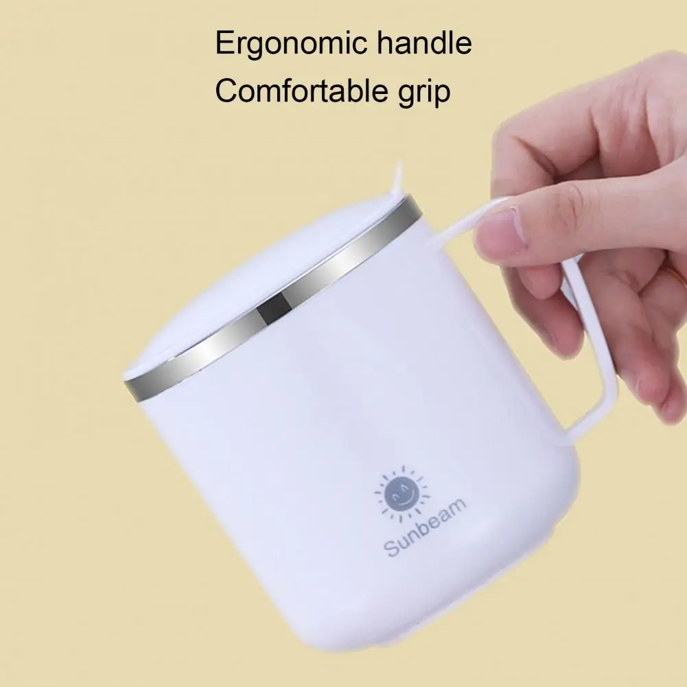 

Simple Milk Cup Heat-resistant Removable Lid Portable Airtight Coffee Milk Cup Stainless Steel Coffee Mug for Dining Room