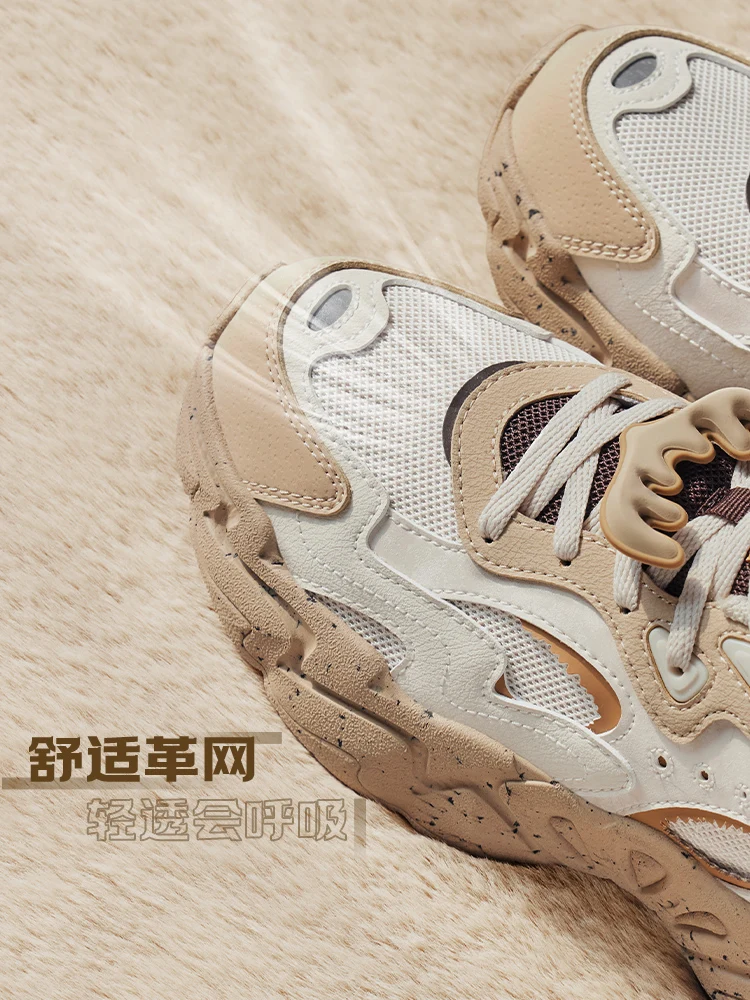 Фото Xiaolu Shoes 361, женская спортивная обувь, лето 2024, универсальная женская повседневная обувь в стиле ретро на толстой подошве, увеличивающая рост №3