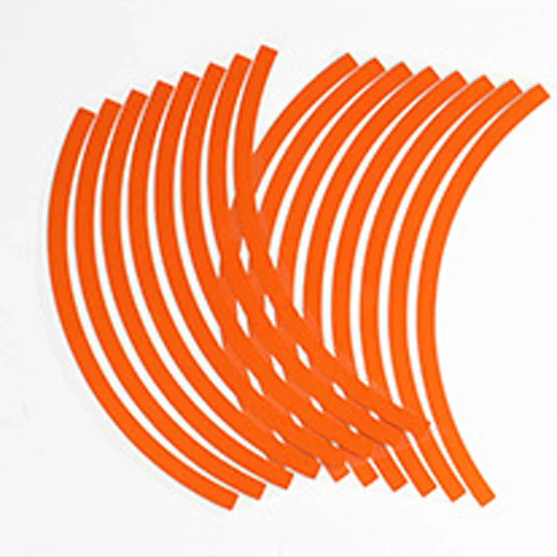 

Наклейки на колеса мотоцикла, светоотражающие полосы, 17 "18", светоотражающая лента, наклейка, водостойкая лента в полоску на обод, наклейки на шины для скутера и велосипеда